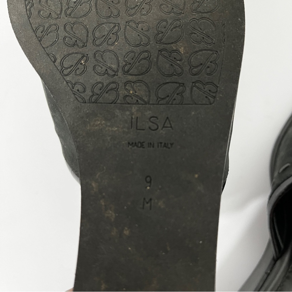 Brighton Ilsa Black Wedge Mules - Picture 7 of 7